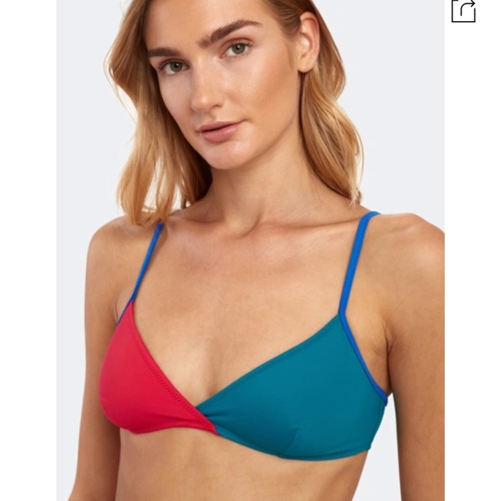 Solid & Striped The Brigitte Triangle Top In Gren… - image 8